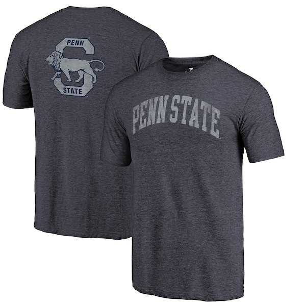 Penn State Nittany Lions Fanatics Branded Heathered Navy Vault Two Hit Arch T-Shirt,We sell and wholesale Penn State Nittany Lions Fanatics Branded Heathered Navy Vault Two Hit Arch T-Shirt on line form chian!